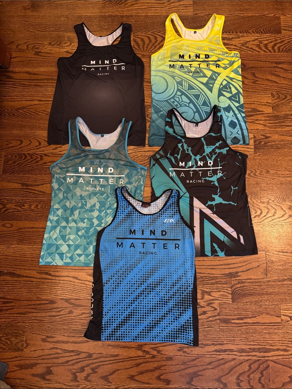 Mind Over Matter Athlete racerback performance tanks